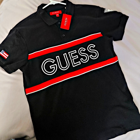 Guess Other - GUESS POLO SHIRT (USA) VNTG (SMALL)